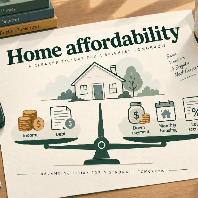 Home affordability supporting visual Small WorldCalculate visual connecting income, debt, down payment, monthly housing, and a loan scenario for House Affordability Calculator